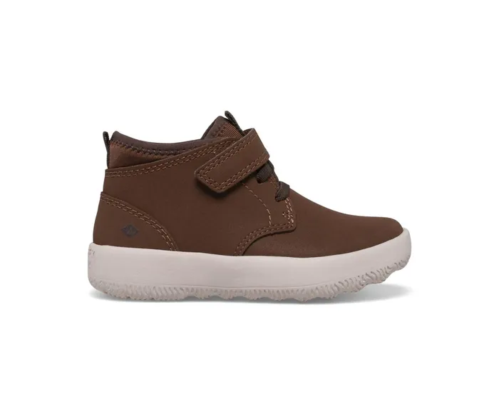 Kids Coastal Break Junior Chukka Brown Sperry Boots