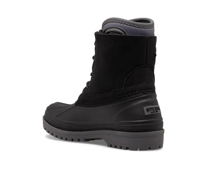 Kids Harbor Boot BlackGrey Sperry Boots Kids Harbor Boot BlackGrey Sperry Boots