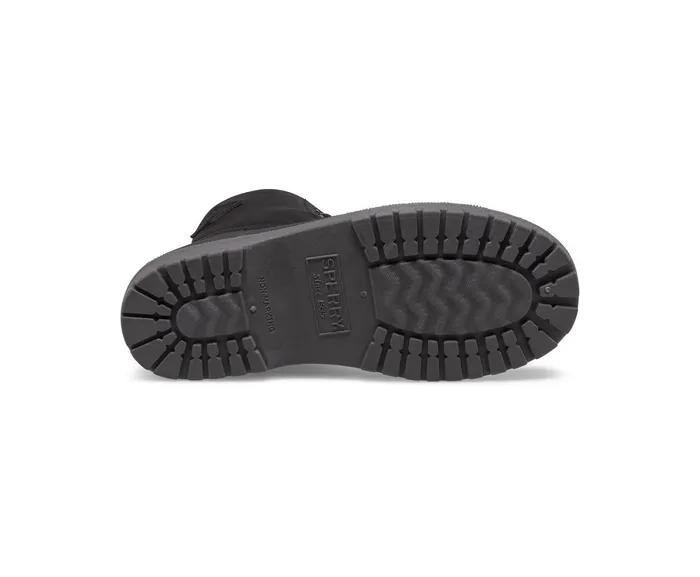 Kids Harbor Boot BlackGrey Sperry Boots Kids Harbor Boot BlackGrey Sperry Boots