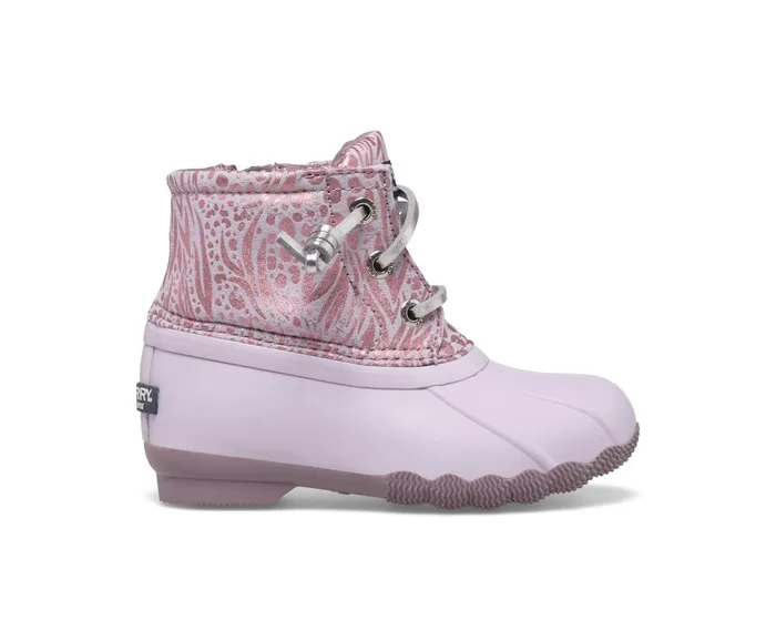 Kids Saltwater Junior Duck Boot Elderberry Sperry Boots