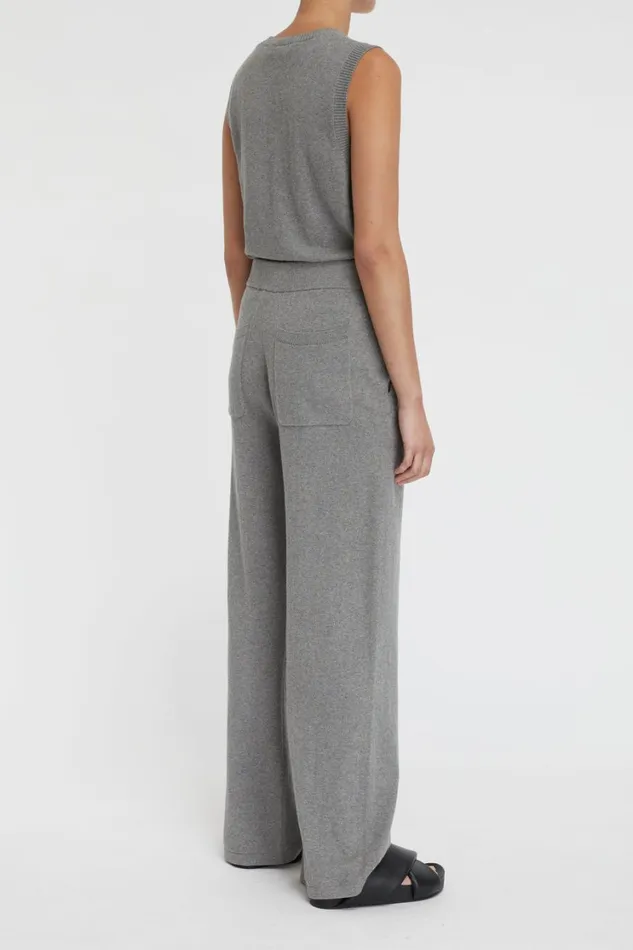 Knitwear And Sweaters Women Lee Mathews Cotton Cashmere Wide Leg Pant Knitwear And Sweaters Women Lee Mathews Cotton Cashmere Wide Leg Pant