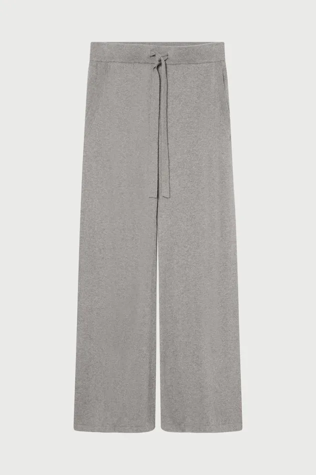 Knitwear And Sweaters Women Lee Mathews Cotton Cashmere Wide Leg Pant Knitwear And Sweaters Women Lee Mathews Cotton Cashmere Wide Leg Pant