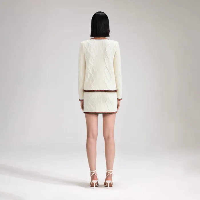 Knitwear Woman SelfPortrait Black Sequin Long Knit Cardigan Knitwear Woman SelfPortrait Black Sequin Long Knit Cardigan