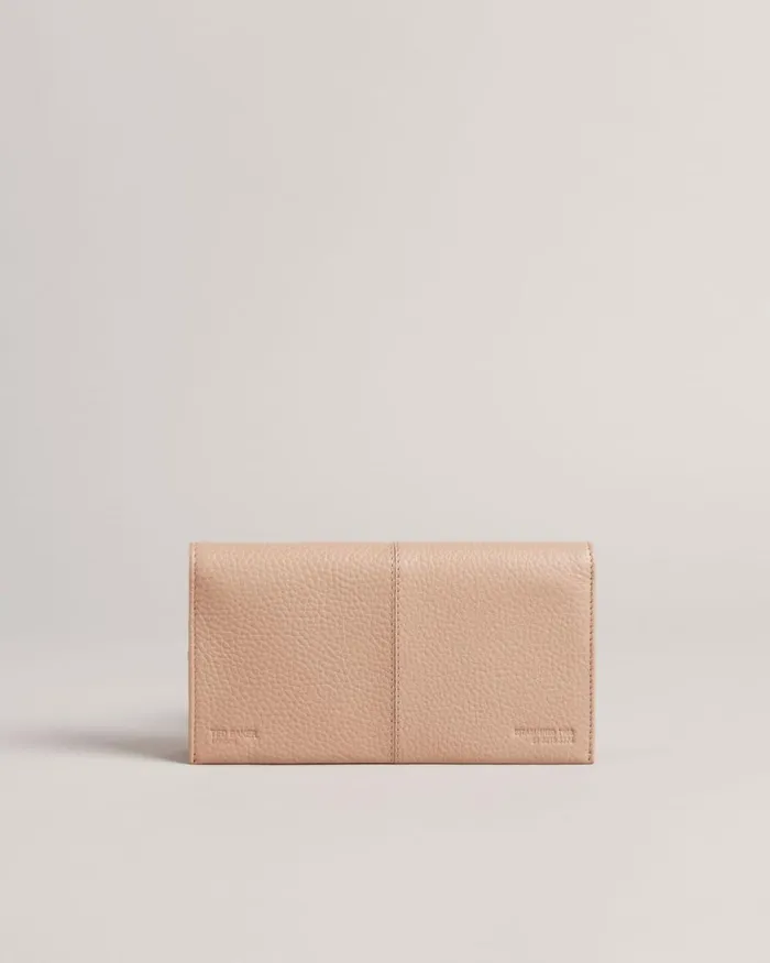 Leather Clutch Taupe Women Ted Baker Clutch Bags