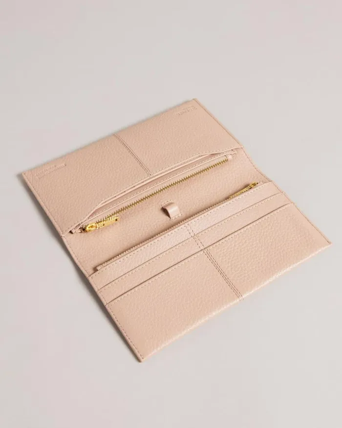 Leather Clutch Taupe Women Ted Baker Clutch Bags