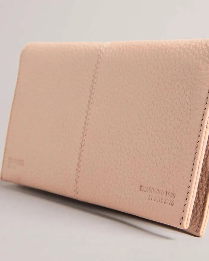 Leather Clutch Taupe Women Ted Baker Clutch Bags