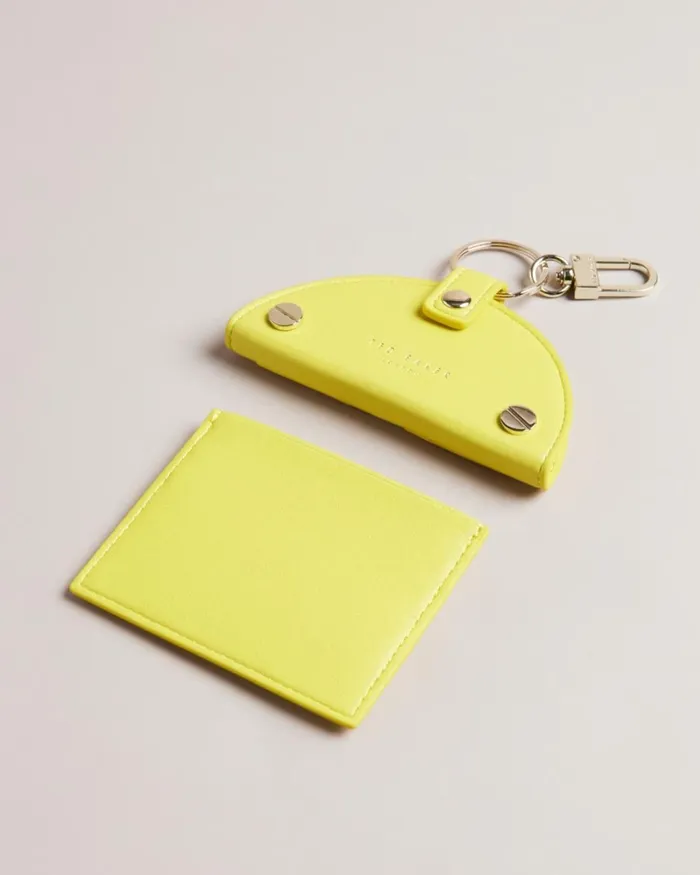 Lemon Slice Keyring And Card Holder Yellow Women Ted Baker Wallets and Card Holders