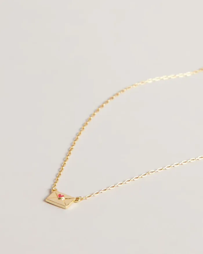 Love Letter Pendant Necklace Red Women Ted Baker Jewelry Love Letter Pendant Necklace Red Women Ted Baker Jewelry