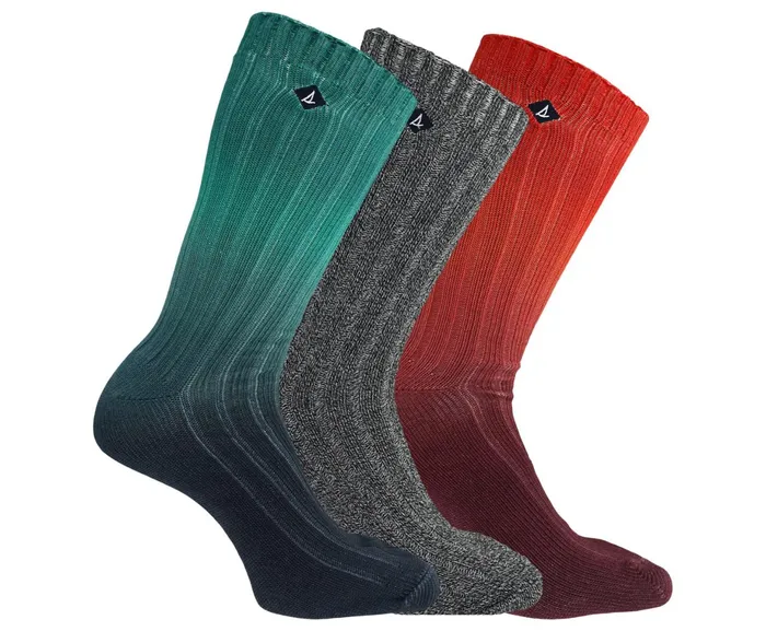 Men 3 Pack Gift Box Set Assorted Sperry Socks and Liners