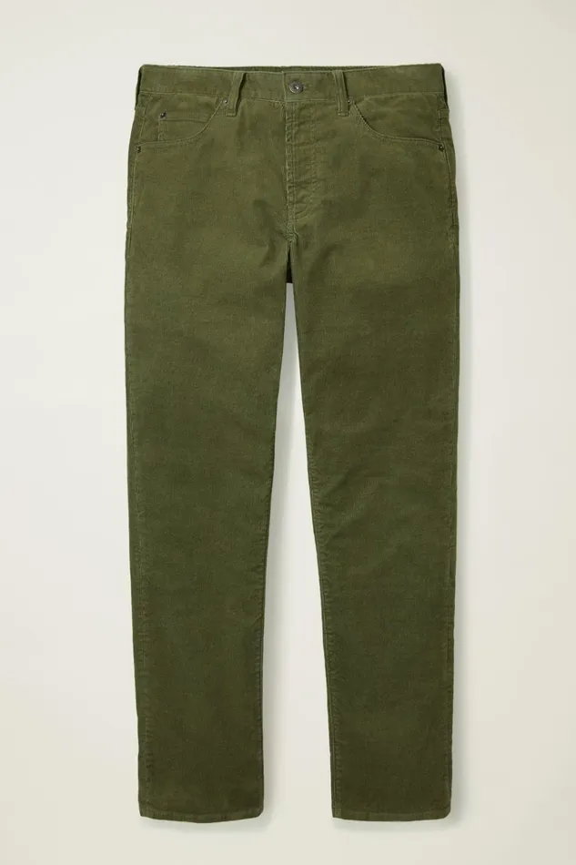 Men 5Pocket Pants Bonobos Corduroy 5Pocket Pants Beetle Green