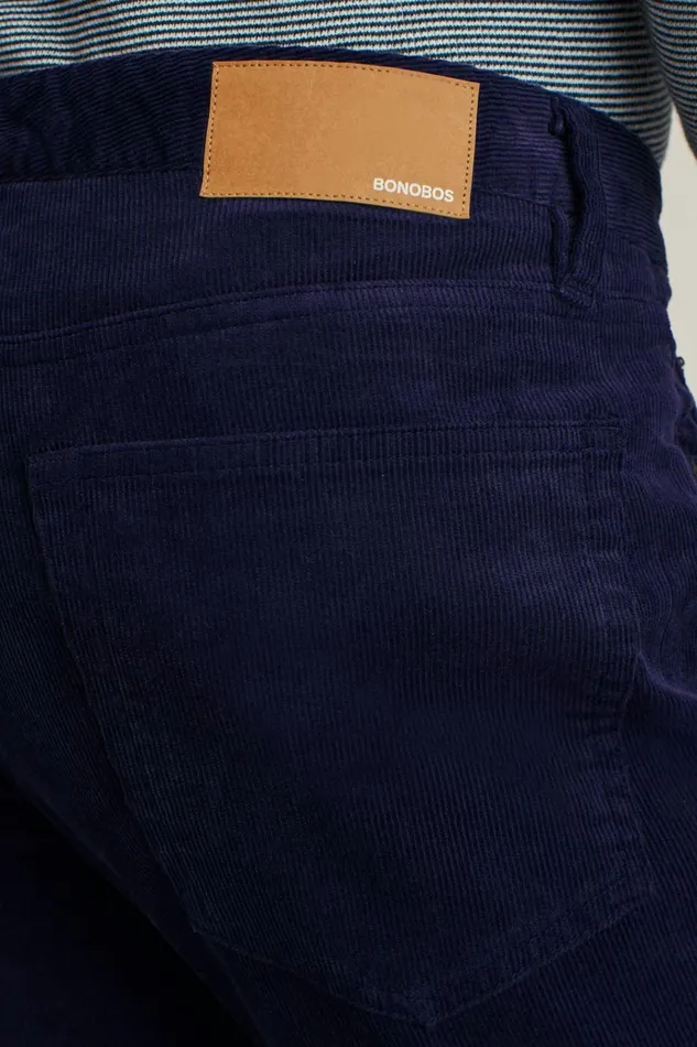 Men 5Pocket Pants Bonobos Corduroy 5Pocket Pants Deep Blue