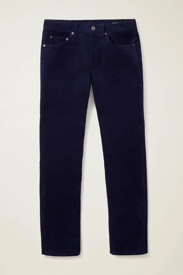 Men 5Pocket Pants Bonobos Corduroy 5Pocket Pants Deep Blue
