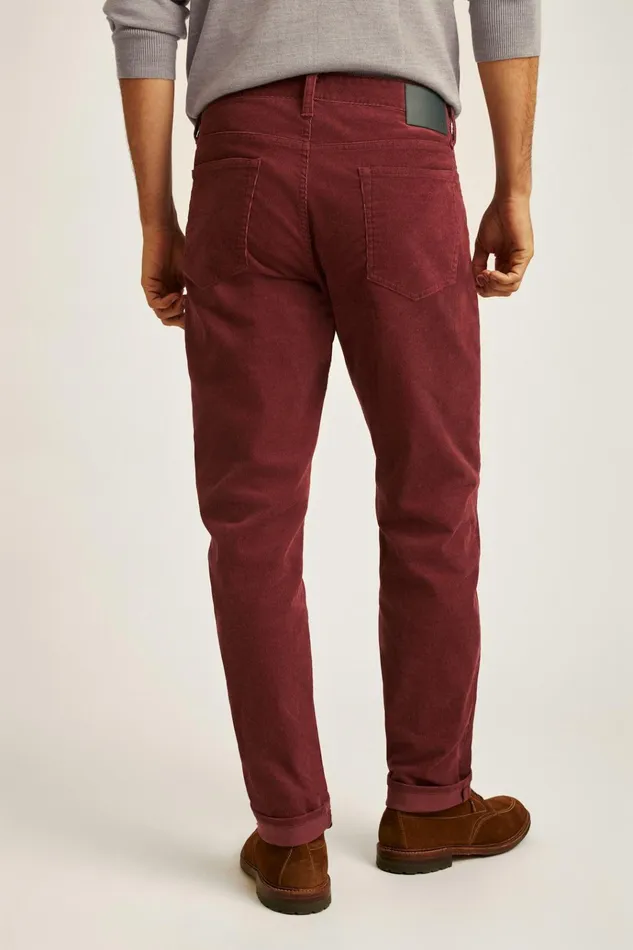 Men 5Pocket Pants Bonobos Corduroy 5Pocket Pants Tawny Port