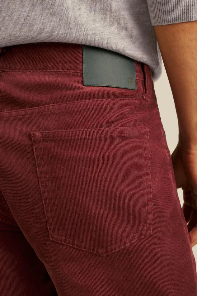 Men 5Pocket Pants Bonobos Corduroy 5Pocket Pants Tawny Port