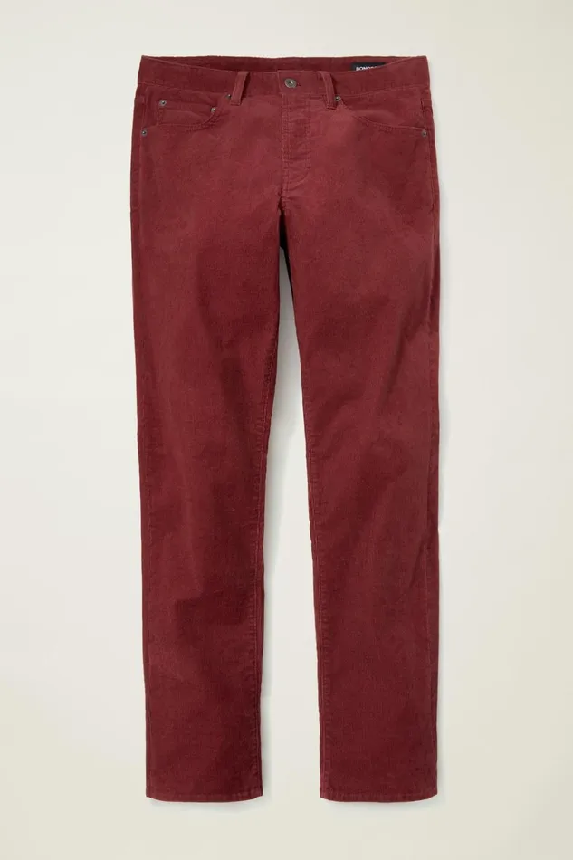 Men 5Pocket Pants Bonobos Corduroy 5Pocket Pants Tawny Port