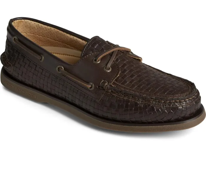 Men Authentic Original Gold Cup Woven Boat Shoe Amaretto Sperry Boat Shoes Men Authentic Original Gold Cup Woven Boat Shoe Amaretto Sperry Boat Shoes