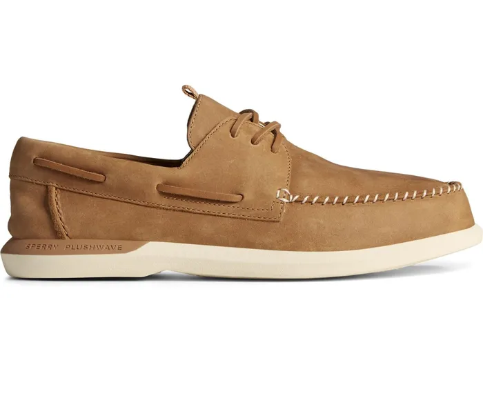 Men Authentic Original PLUSHWAVE20 Boat Shoe Tan Sperry Boat Shoes