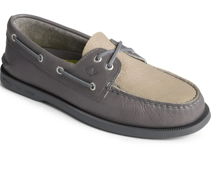 Men Authentic Original Tumbled Boat Shoe Grey Sperry Boat Shoes Men Authentic Original Tumbled Boat Shoe Grey Sperry Boat Shoes