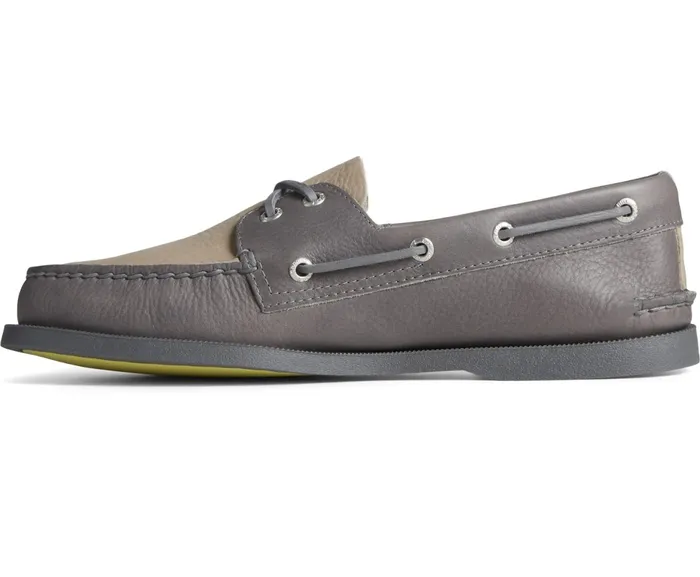 Men Authentic Original Tumbled Boat Shoe Grey Sperry Boat Shoes Men Authentic Original Tumbled Boat Shoe Grey Sperry Boat Shoes