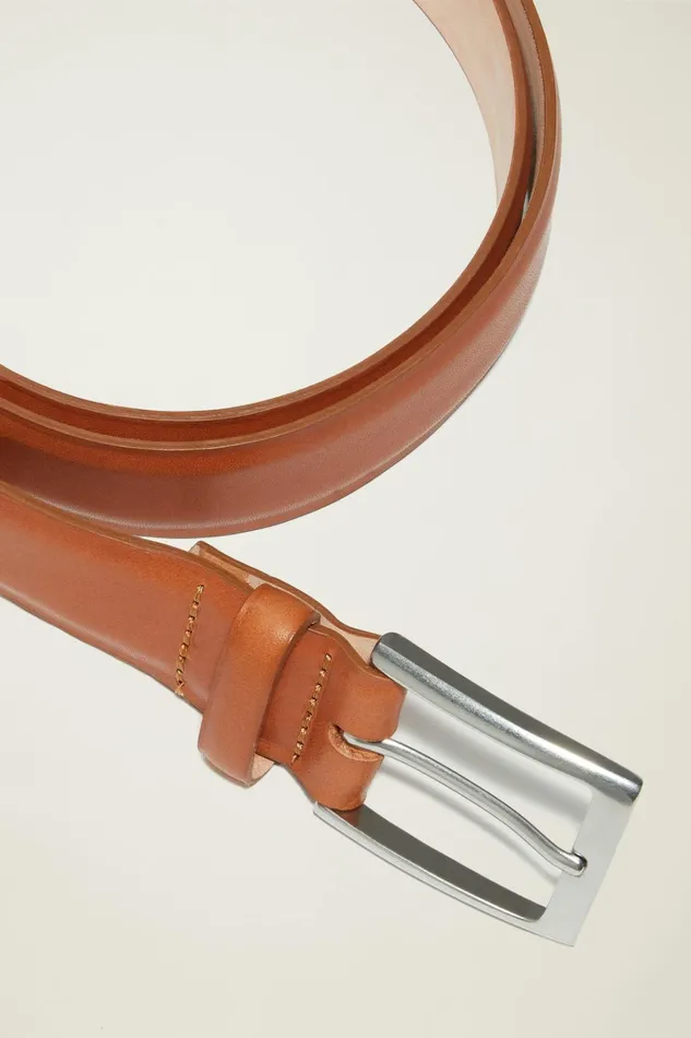 Men Belts Bonobos Leather Dress Belt Light Brown