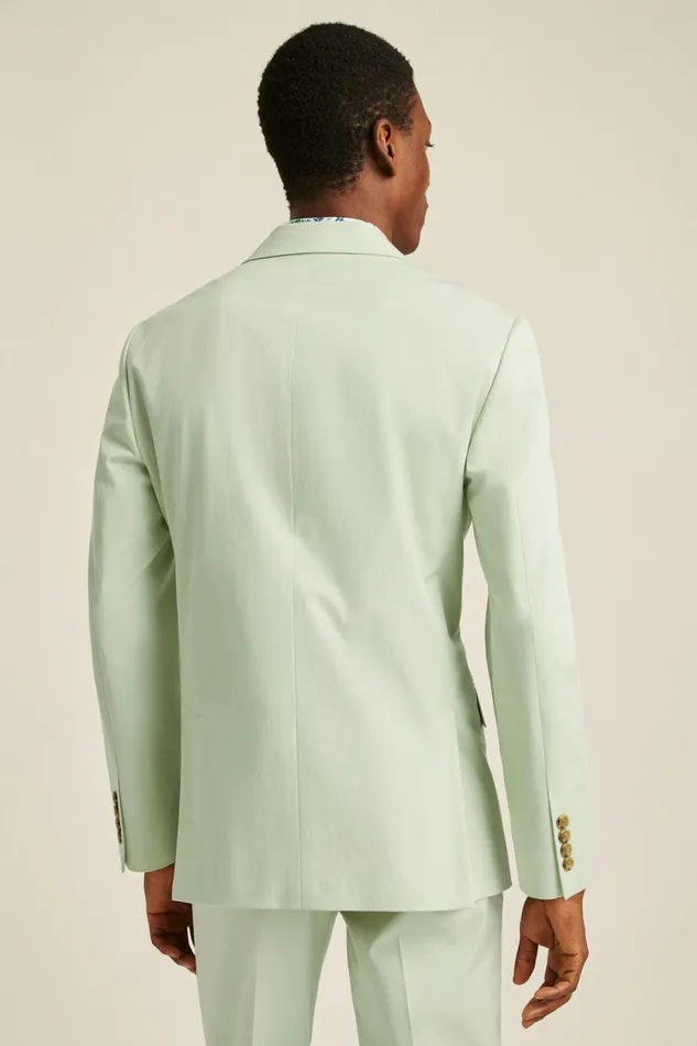 Men Blazers and Sport Coats Bonobos Italian Stretch Cotton Suit Jacket Mint Green