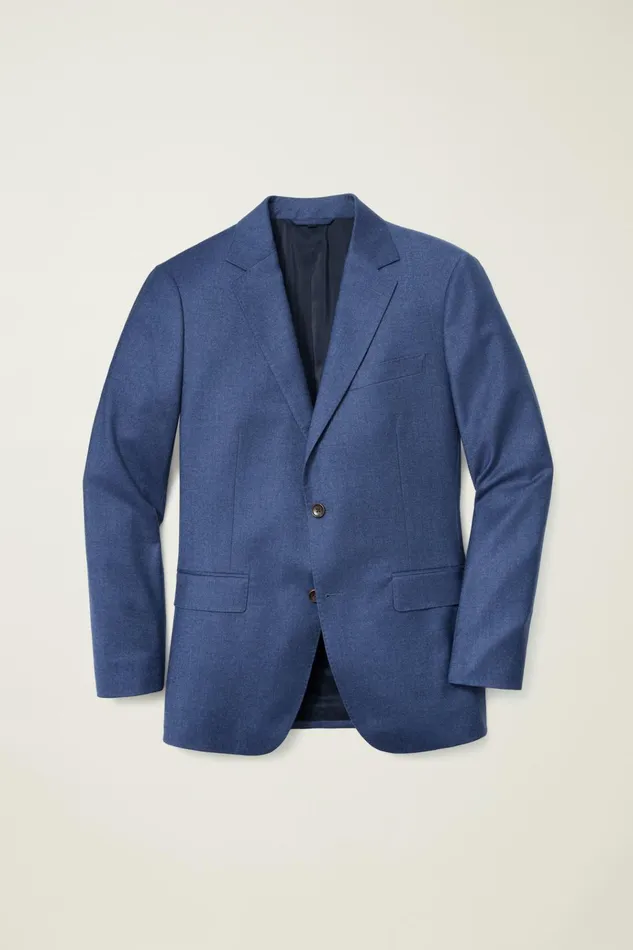 Men Blazers and Sport Coats Bonobos Jetsetter Italian Flannel Blazer Bright Navy