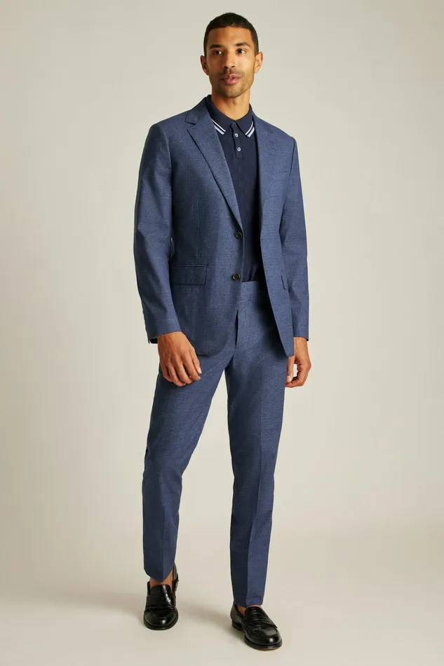 Men Blazers and Sport Coats Bonobos Jetsetter Italian Wool Blazer Mid Navy Check Men Blazers and Sport Coats Bonobos Jetsetter Italian Wool Blazer Mid Navy Check