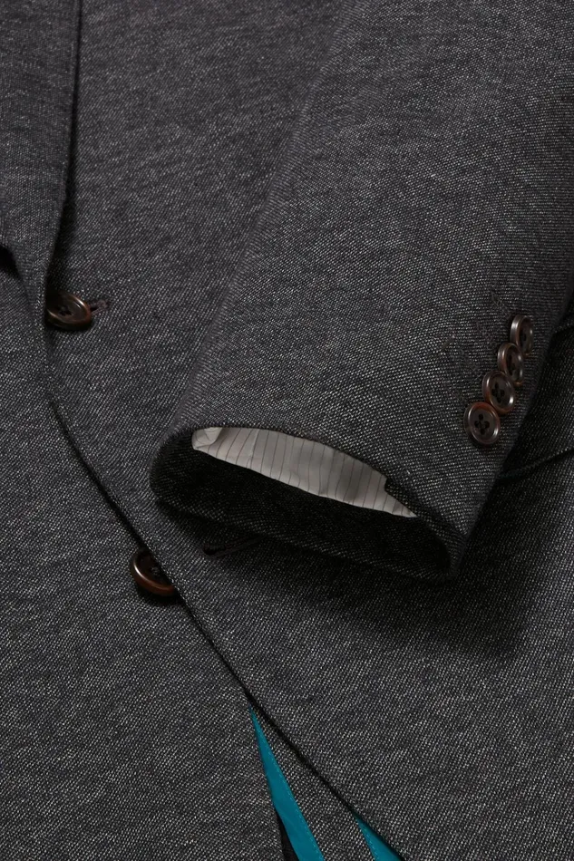 Men Blazers and Sport Coats Bonobos Jetsetter Knit Blazer Charcoal
