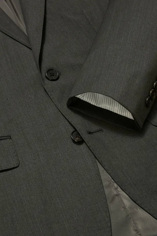 Men Blazers and Sport Coats Bonobos Jetsetter Super 120S Italian Wool Blazer Charcoal