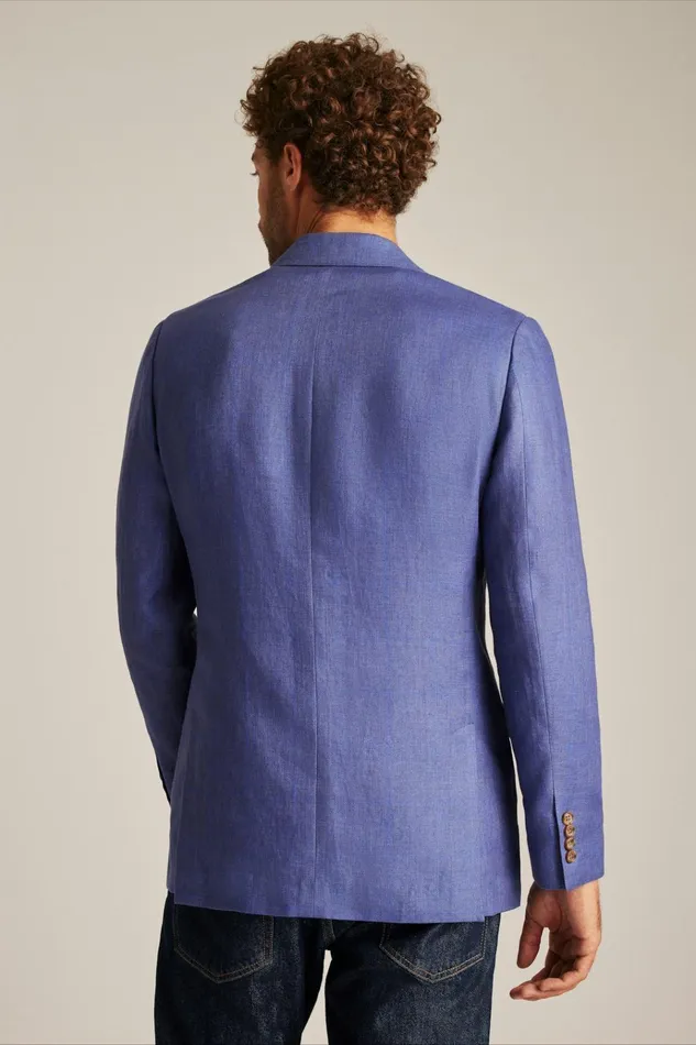 Men Blazers and Sport Coats Bonobos Jetsetter Unconstructed Blazer True Blues Windowpane