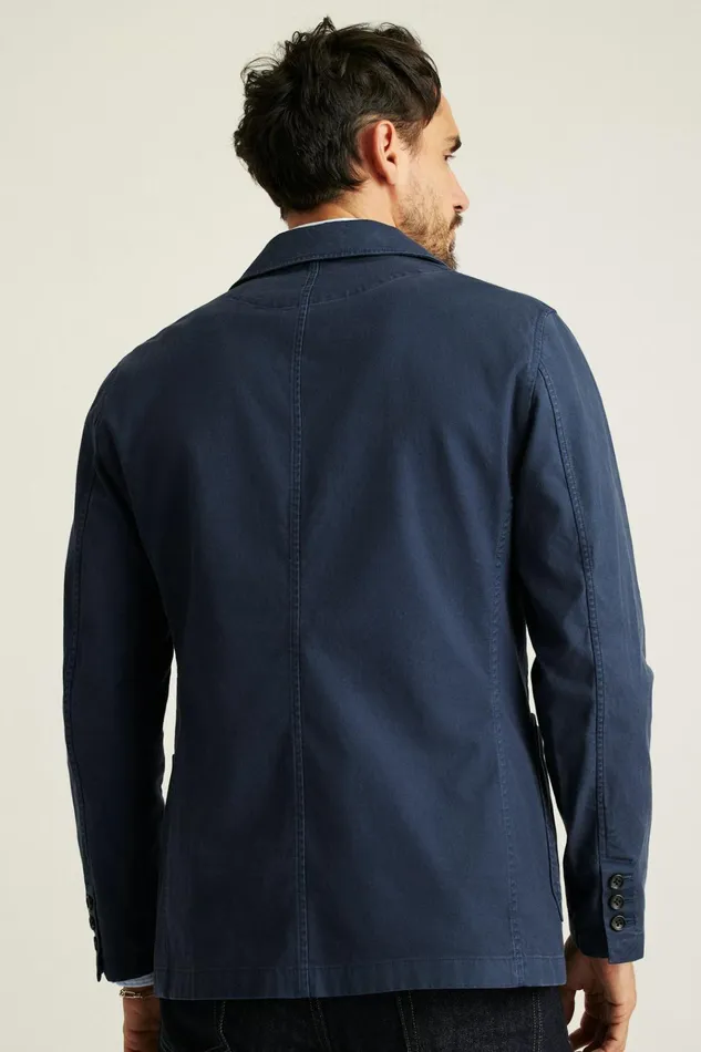 Men Blazers and Sport Coats Bonobos Jetsetter Washed Cotton Blazer Washed Navy