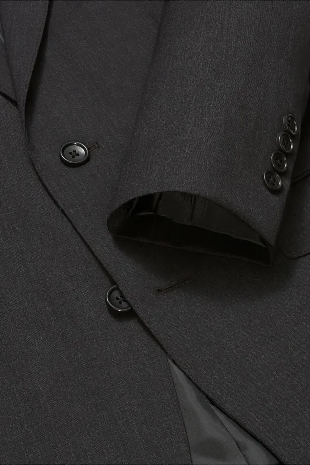 Men Blazers and Sport Coats Bonobos Jetsetter Wool Blazer Charcoal