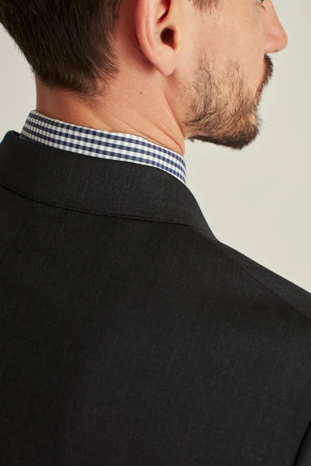 Men Blazers and Sport Coats Bonobos Jetsetter Wool Blazer Charcoal