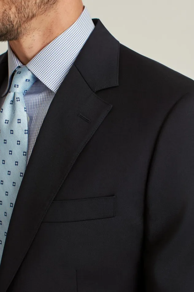 Men Blazers and Sport Coats Bonobos Jetsetter Wool Blazer Navy