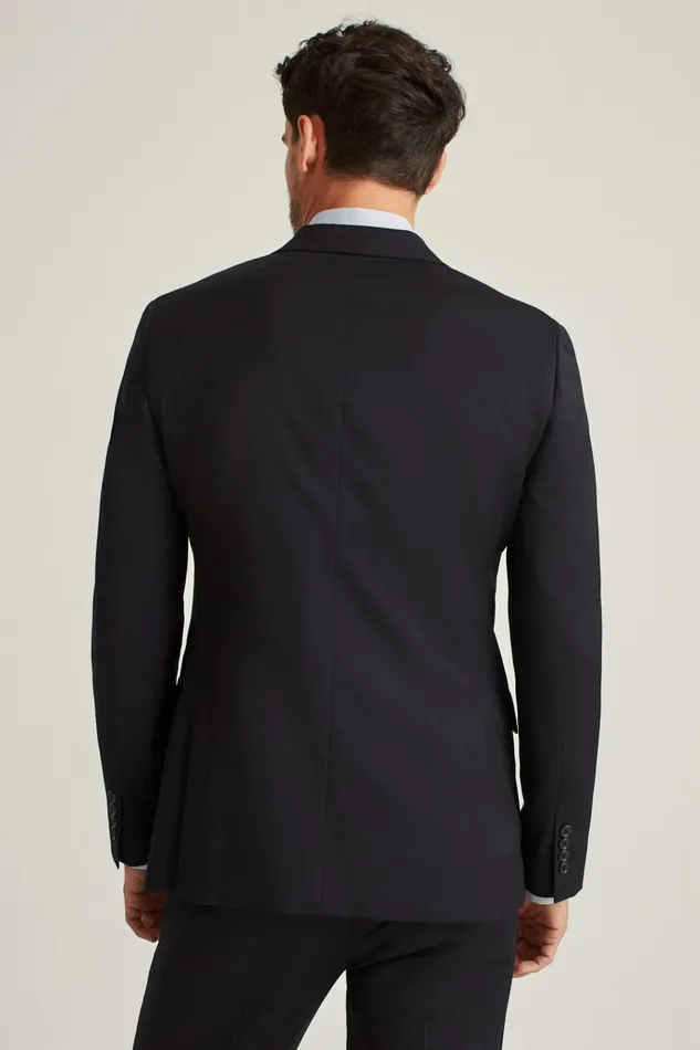 Men Blazers and Sport Coats Bonobos Jetsetter Wool Blazer Navy