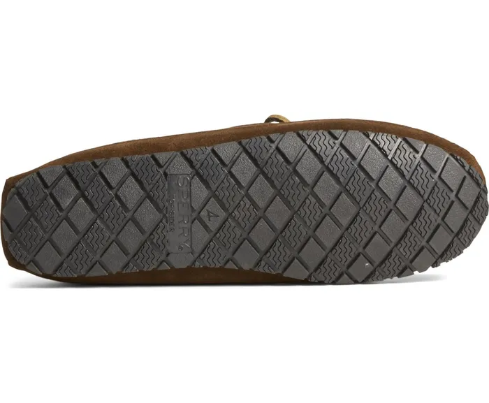 Men Brandon Trapper Moccasin Slipper Chocolate Sperry Slippers and Moccasins