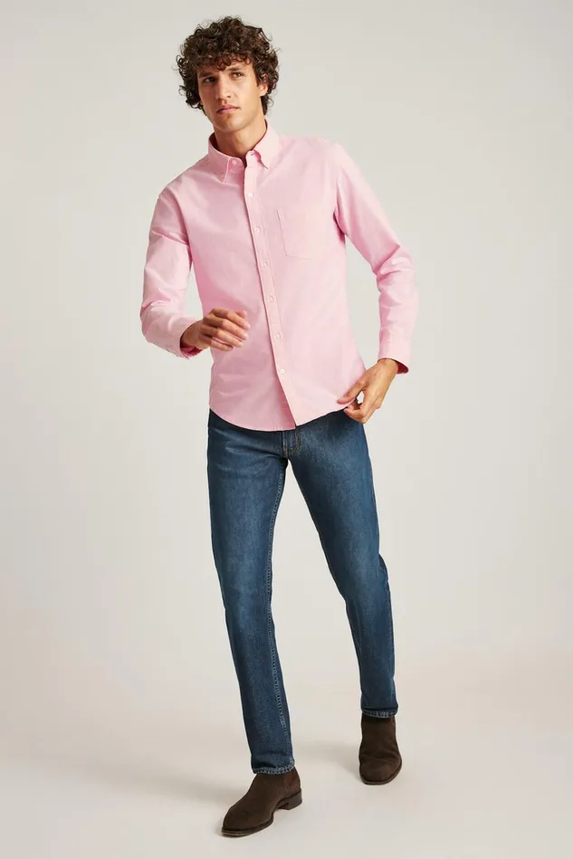 Men Business Casual Shirts Bonobos Everyday Oxford Shirt Chateau Rose