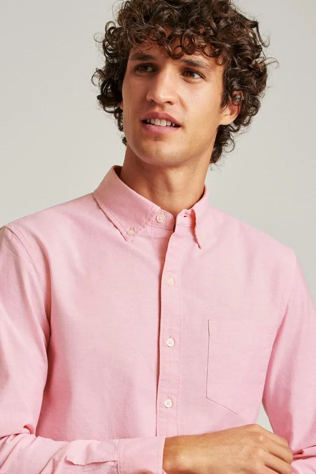 Men Business Casual Shirts Bonobos Everyday Oxford Shirt Chateau Rose