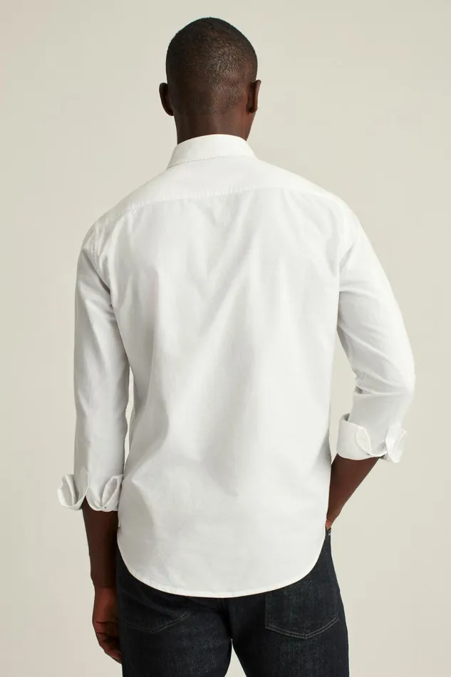 Men Business Casual Shirts Bonobos Everyday Oxford Shirt White