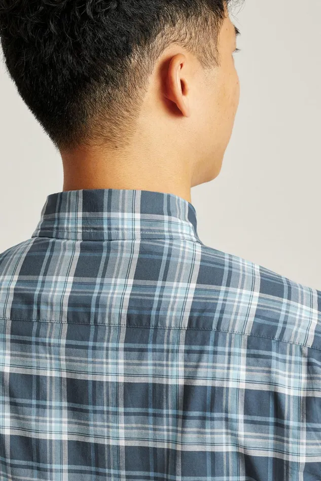 Men Business Casual Shirts Bonobos Everyday Shirt Breezy Blue Plaid