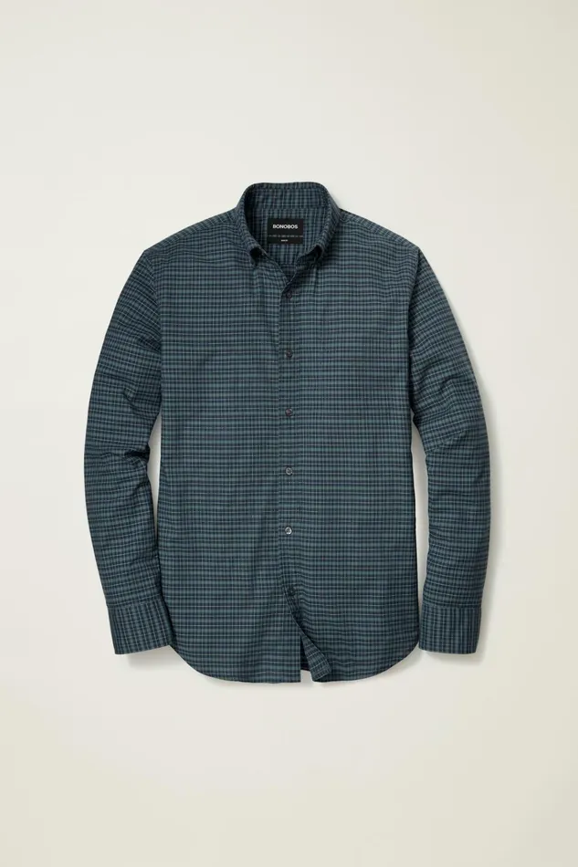 Men Business Casual Shirts Bonobos Everyday Shirt Lakeview Plaid