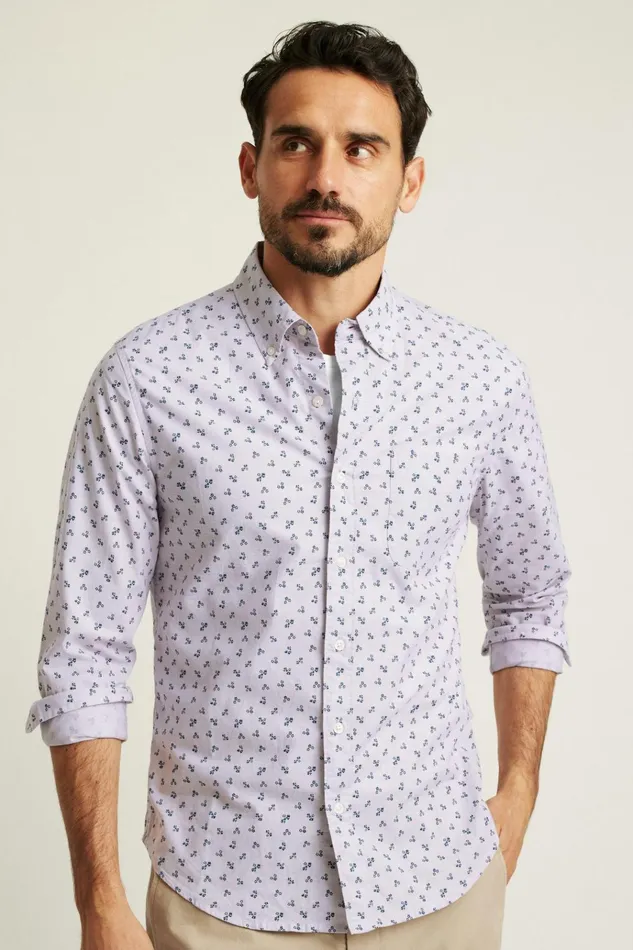 Men Business Casual Shirts Bonobos Everyday Shirt Navy Sprouse Floral
