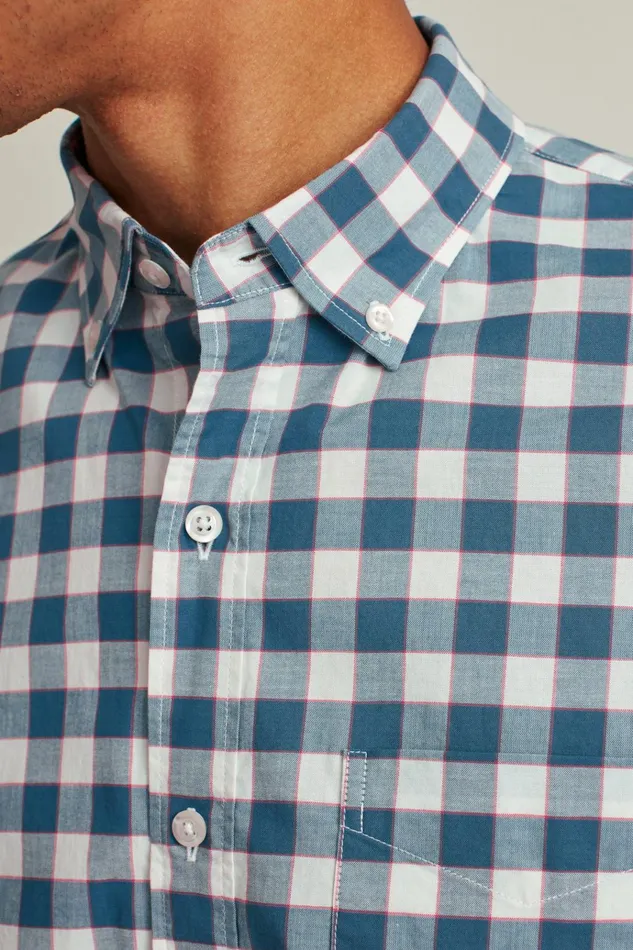 Men Business Casual Shirts Bonobos Everyday Shirt Navy Westfield Check