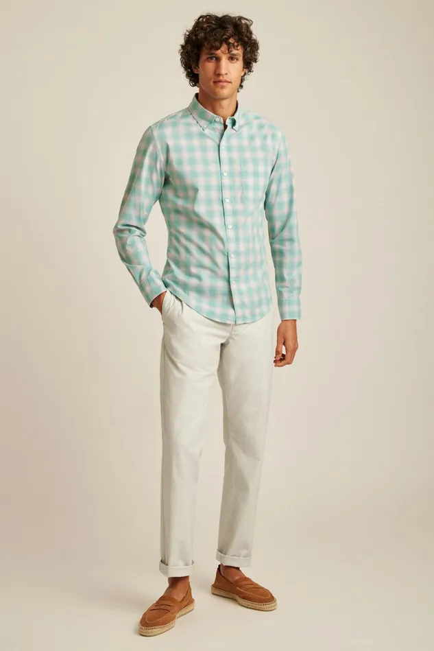 Men Business Casual Shirts Bonobos Everyday Shirt Pinkesque Plaid