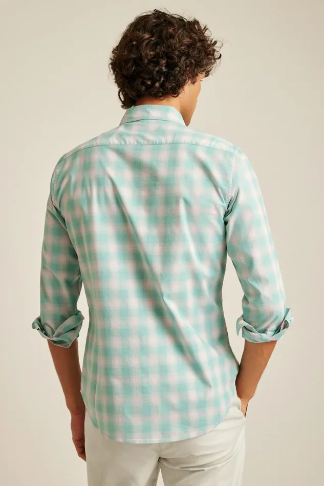Men Business Casual Shirts Bonobos Everyday Shirt Pinkesque Plaid