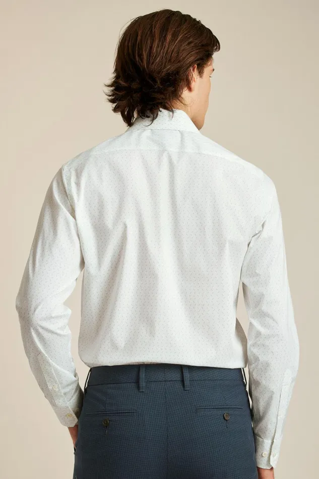 Men Business Casual Shirts Bonobos Jetsetter Stretch Dress Shirt Blue Dotted Line Geo