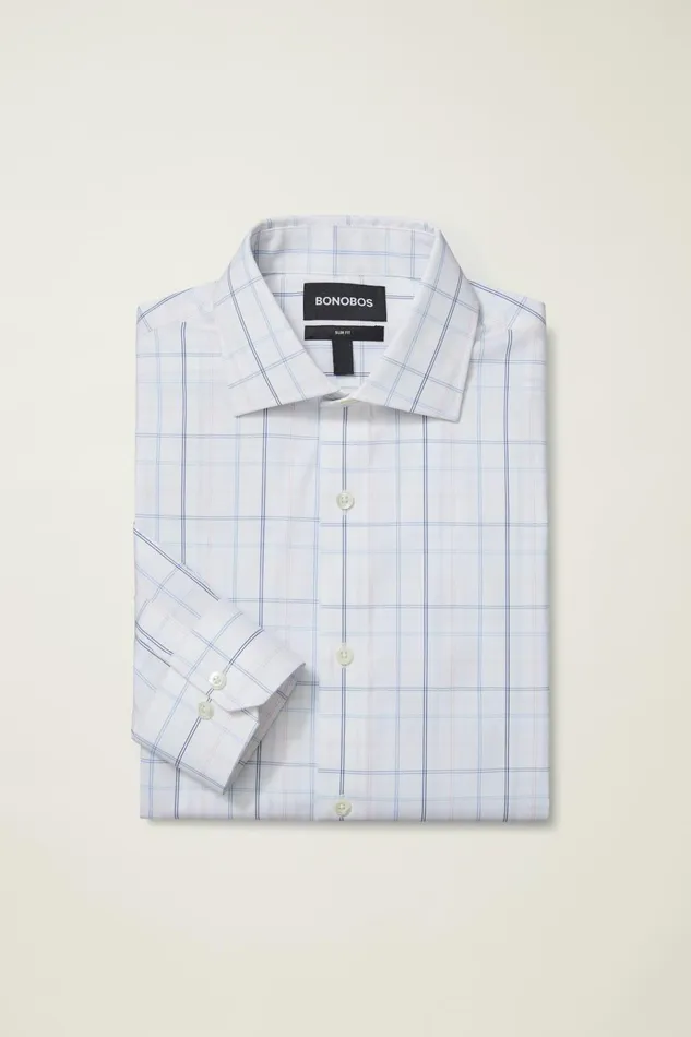 Men Business Casual Shirts Bonobos Jetsetter Stretch Dress Shirt Elkhart Check