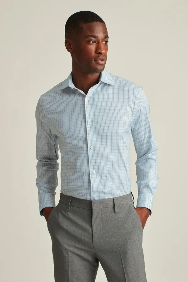 Men Business Casual Shirts Bonobos Jetsetter Stretch Dress Shirt Nantucket Breeze Plaid