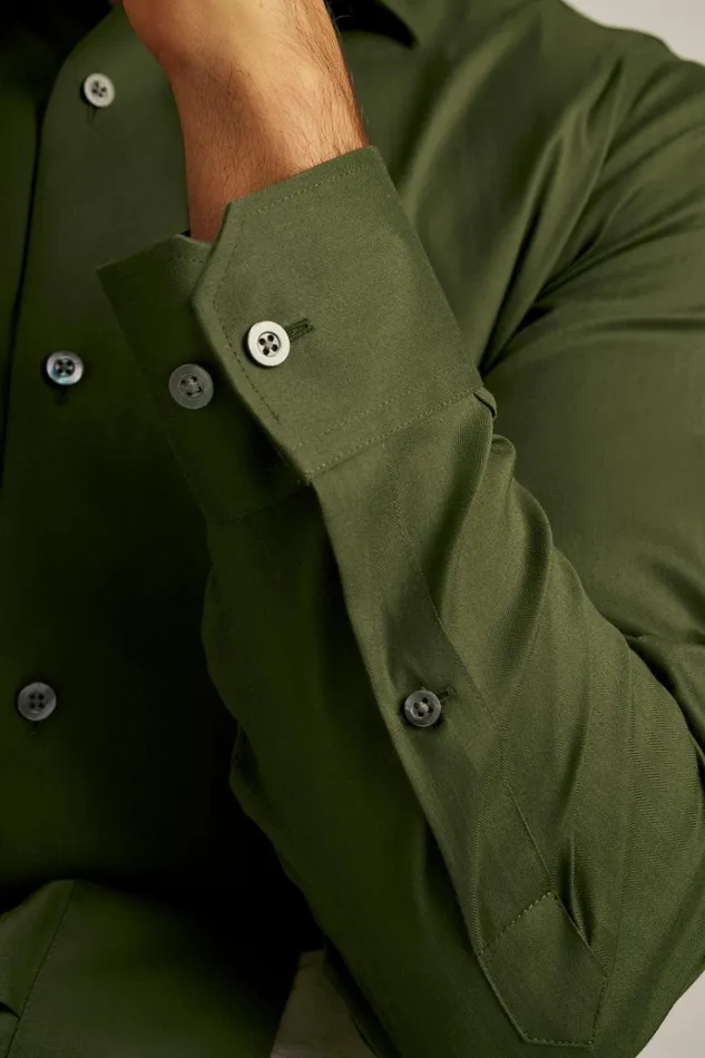 Men Business Casual Shirts Bonobos Jetsetter Stretch Dress Shirt Olive Harley Herringbone