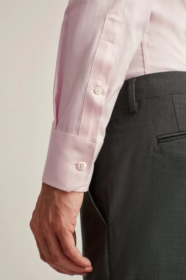 Men Business Casual Shirts Bonobos Jetsetter Stretch Dress Shirt Pink Herringbone